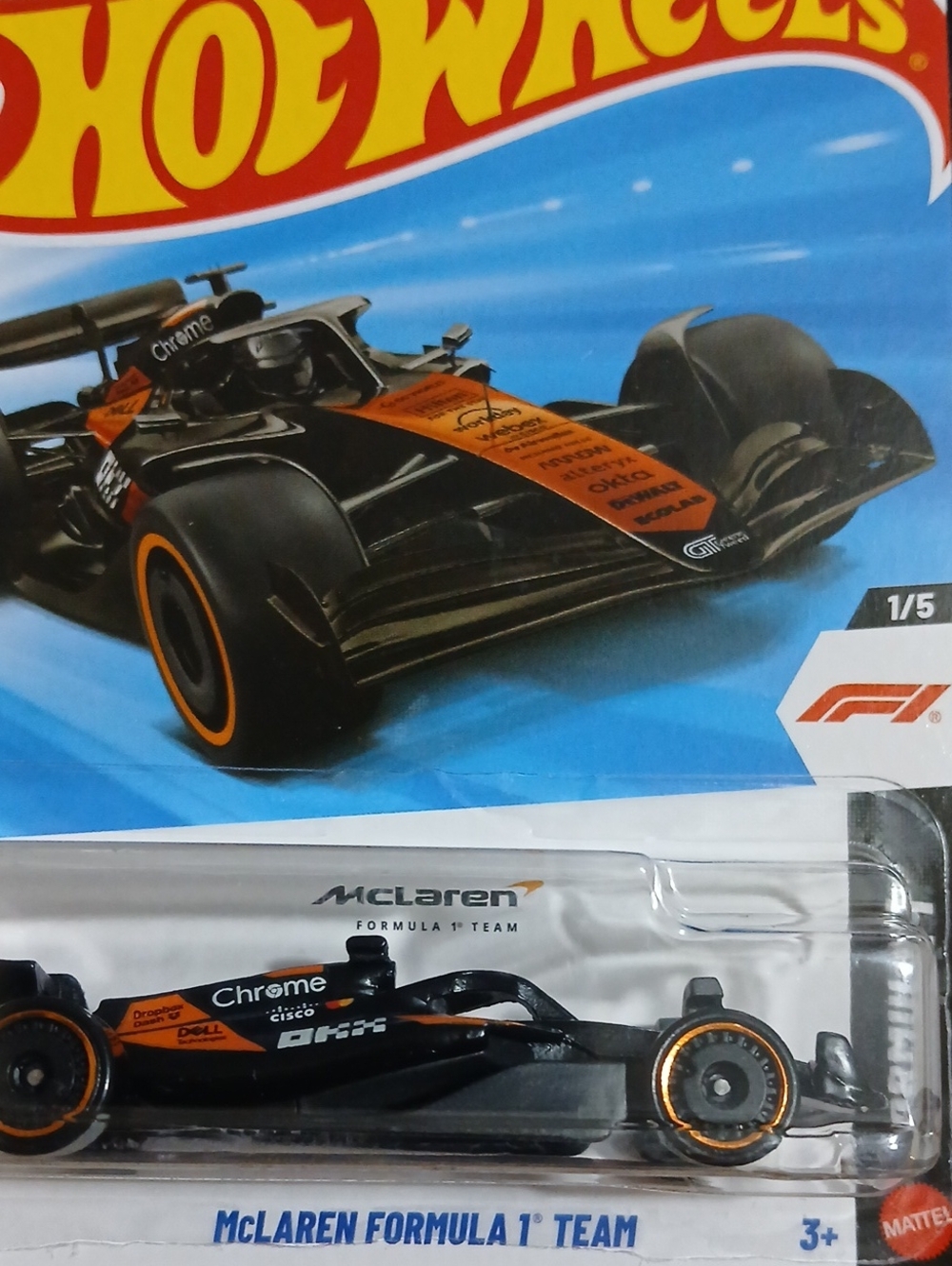 McLaren Formula 1 Team Die-Cast Car - Hot Wheels 1//64